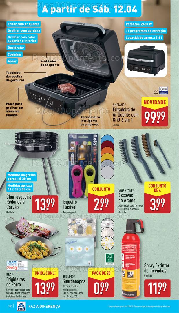 Antevisão Folheto ALDI Promoções de 9 a 15 abril