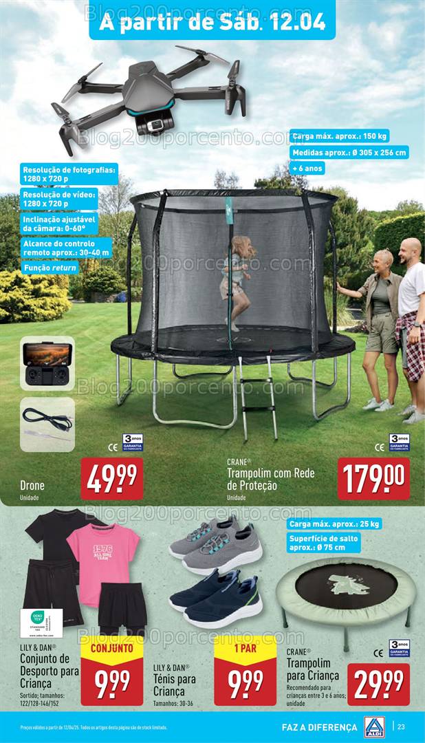 Antevisão Folheto ALDI Promoções de 9 a 15 abril