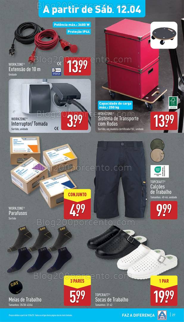 Antevisão Folheto ALDI Promoções de 9 a 15 abril