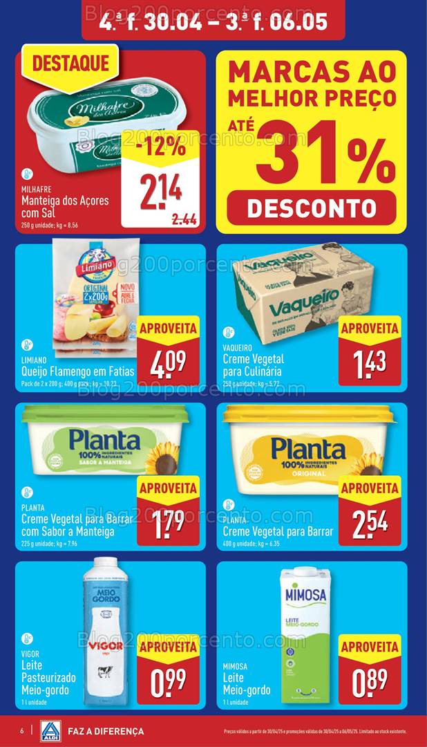 Antevisão Folheto ALDI Promoções de 30 abril a 6 maio