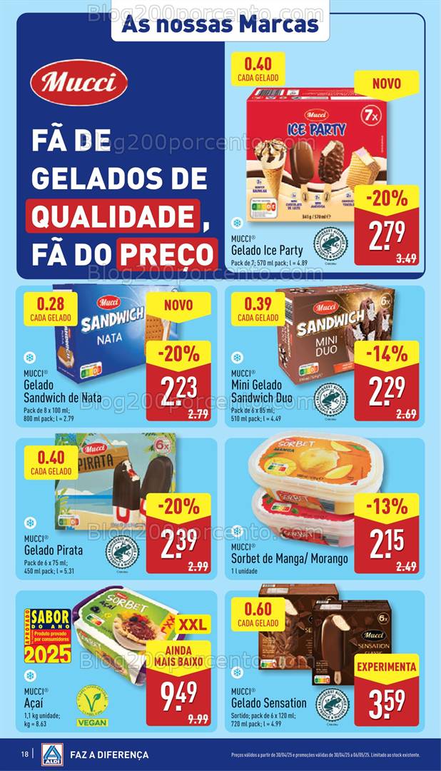 Antevisão Folheto ALDI Promoções de 30 abril a 6 maio - Verão