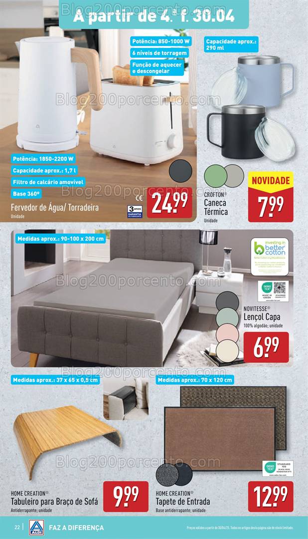 Antevisão Folheto ALDI Promoções de 30 abril a 6 maio