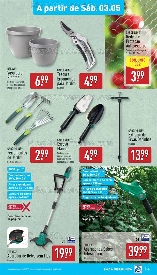 Antevisão Folheto ALDI Promoções Fim de Semana - 3 a 4 maio fim de semana