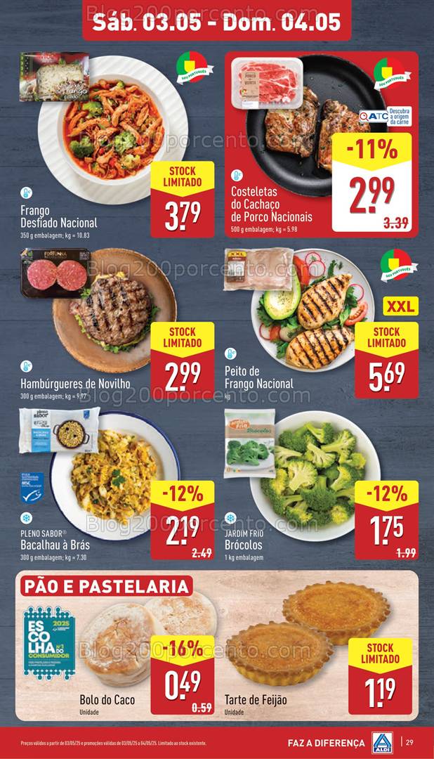 Antevisão Folheto ALDI Promoções Fim de Semana - 3 a 4 maio fim de semana