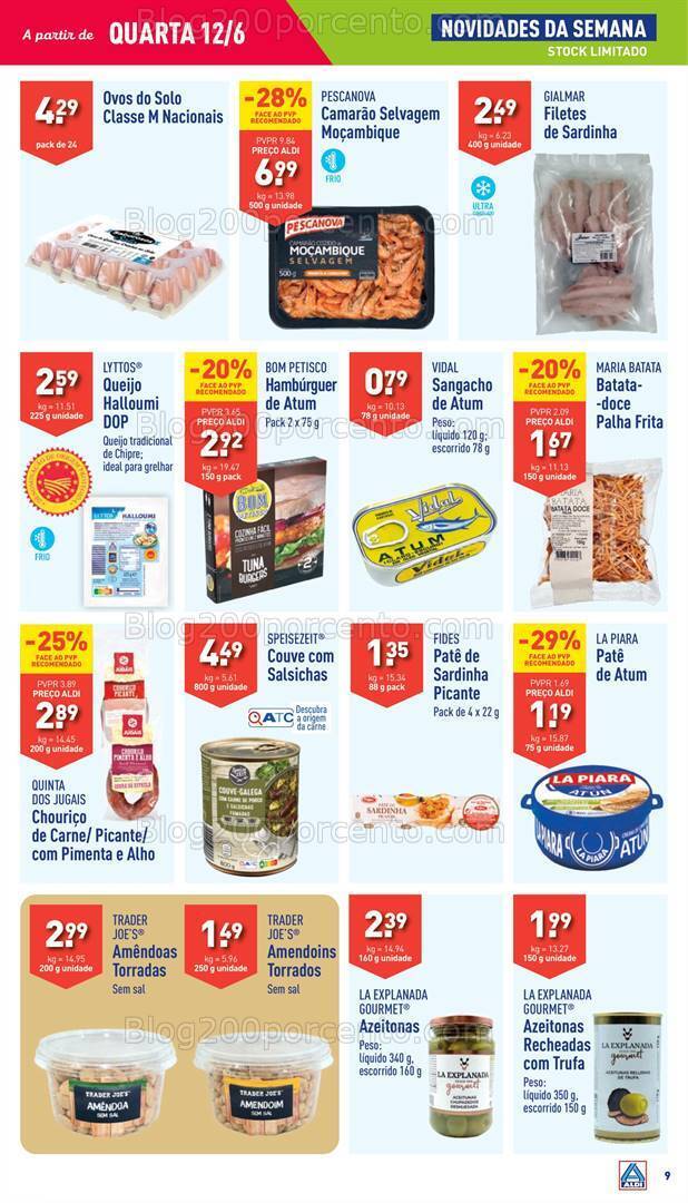 Antevisão Folheto ALDI Promoções de 12 a 18 junho