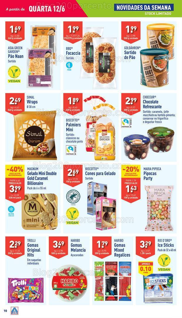 Antevisão Folheto ALDI Promoções de 12 a 18 junho
