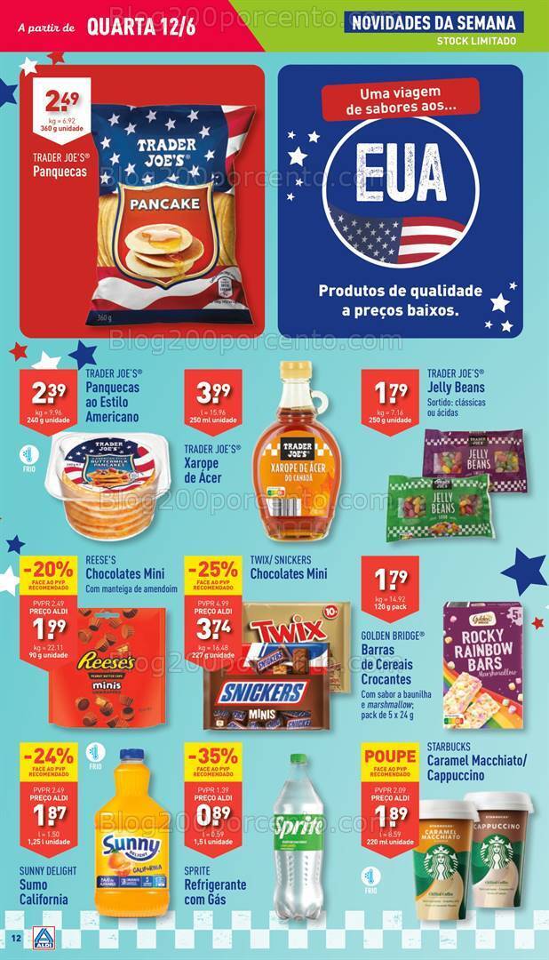 Antevisão Folheto ALDI Promoções de 12 a 18 junho