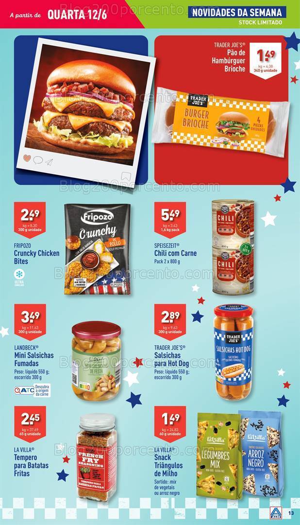 Antevisão Folheto ALDI Promoções de 12 a 18 junho