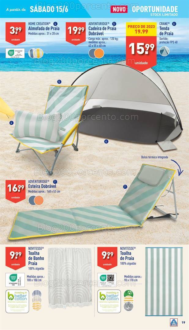Antevisão Folheto ALDI Bazar Promoções de 12 a 18 junho