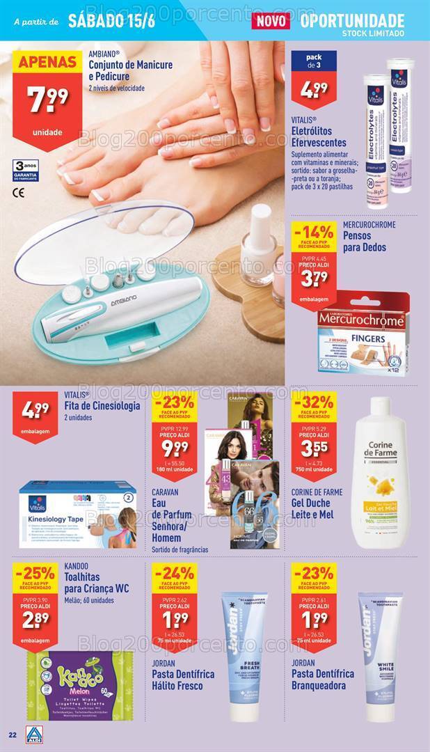 Antevisão Folheto ALDI Bazar Promoções de 12 a 18 junho