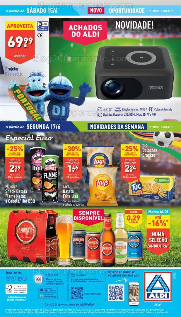 Antevisão Folheto ALDI Bazar Promoções de 12 a 18 junho