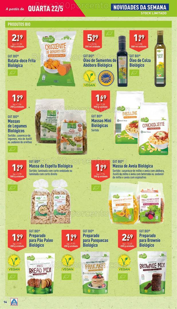 Antevisão Folheto ALDI Promoções de 22 a 28 maio