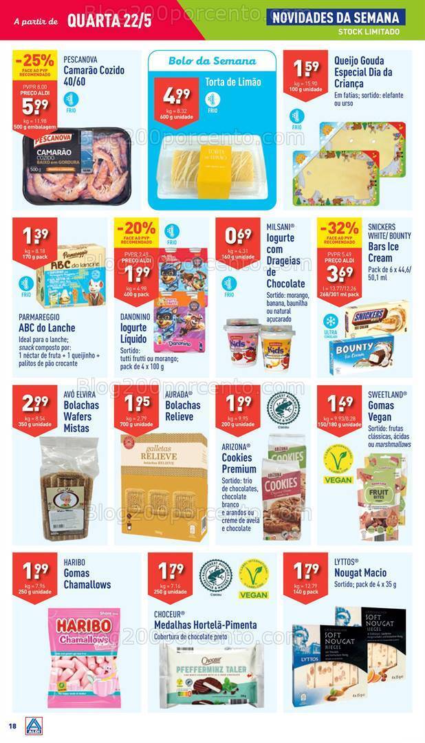 Antevisão Folheto ALDI Promoções de 22 a 28 maio