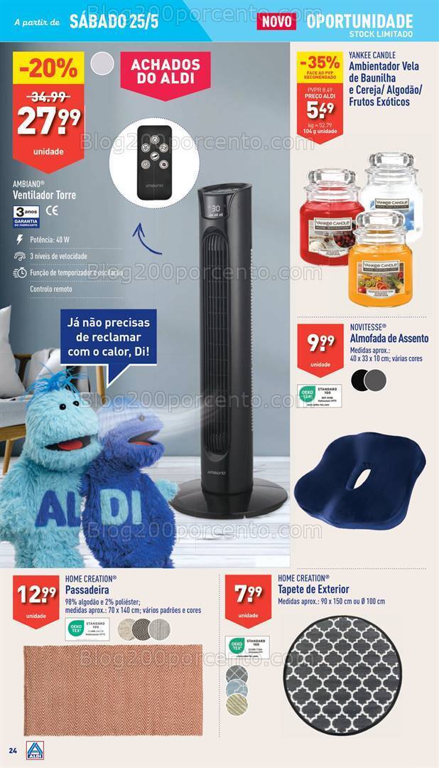 Antevisão Folheto ALDI Promoções de 22 a 28 maio