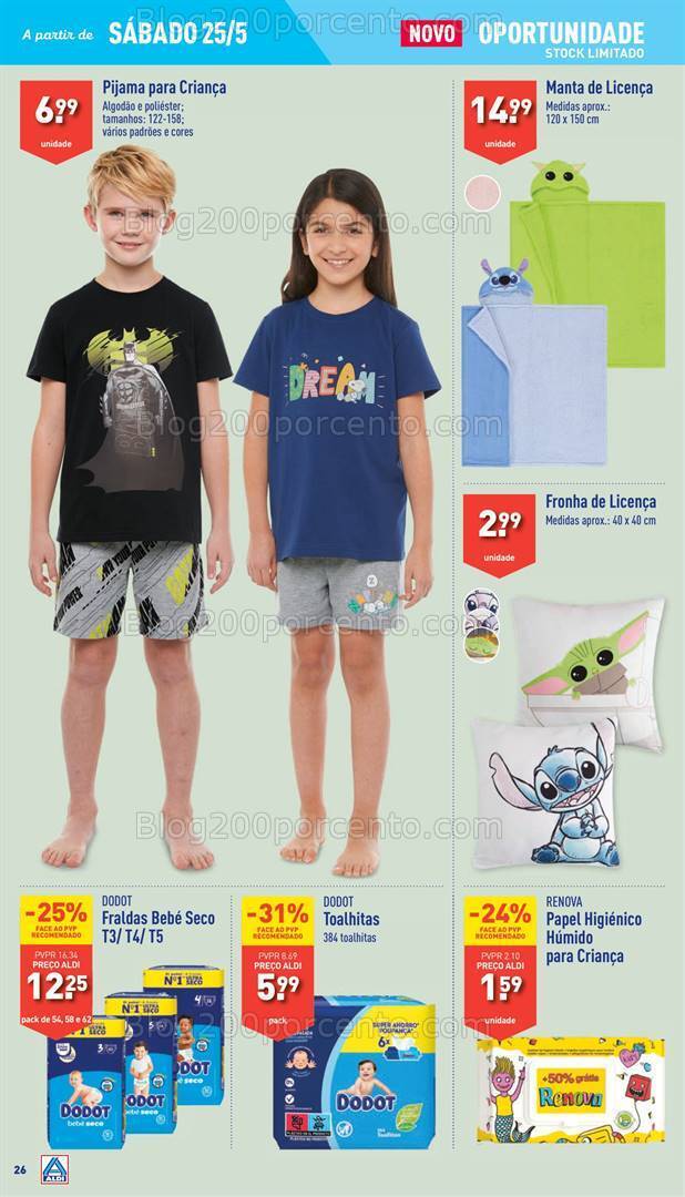 Antevisão Folheto ALDI Promoções de 22 a 28 maio