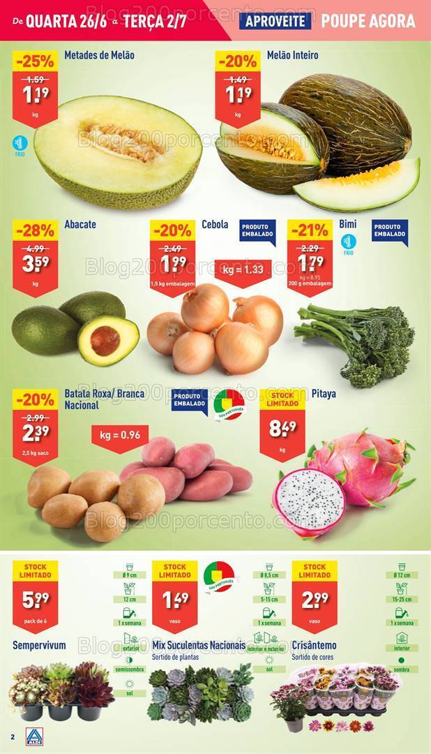 Antevisão Folheto ALDI Promoções de 26 junho a 2 julho