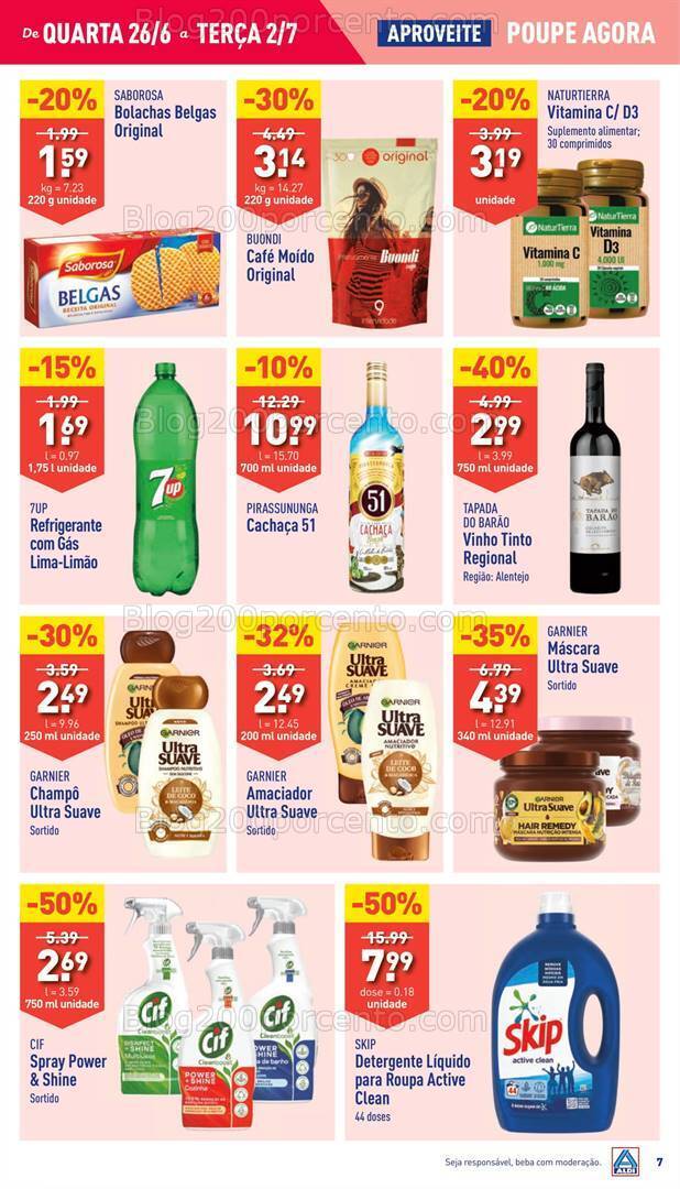 Antevisão Folheto ALDI Promoções de 26 junho a 2 julho