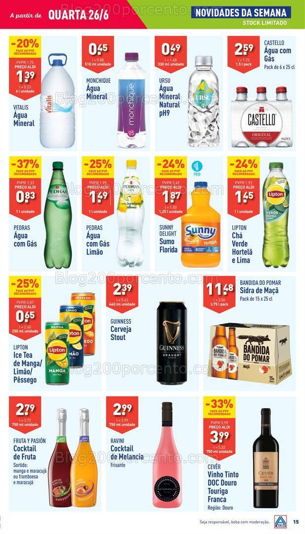 Antevisão Folheto ALDI Promoções de 26 junho a 2 julho