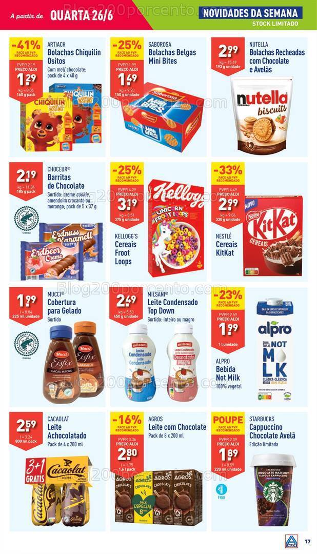 Antevisão Folheto ALDI Promoções de 26 junho a 2 julho