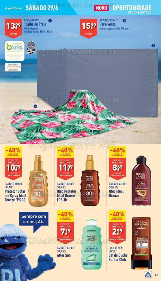 Antevisão Folheto ALDI Bazar Promoções de 26 junho a 2 julho