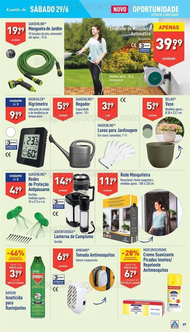 Antevisão Folheto ALDI Bazar Promoções de 26 junho a 2 julho