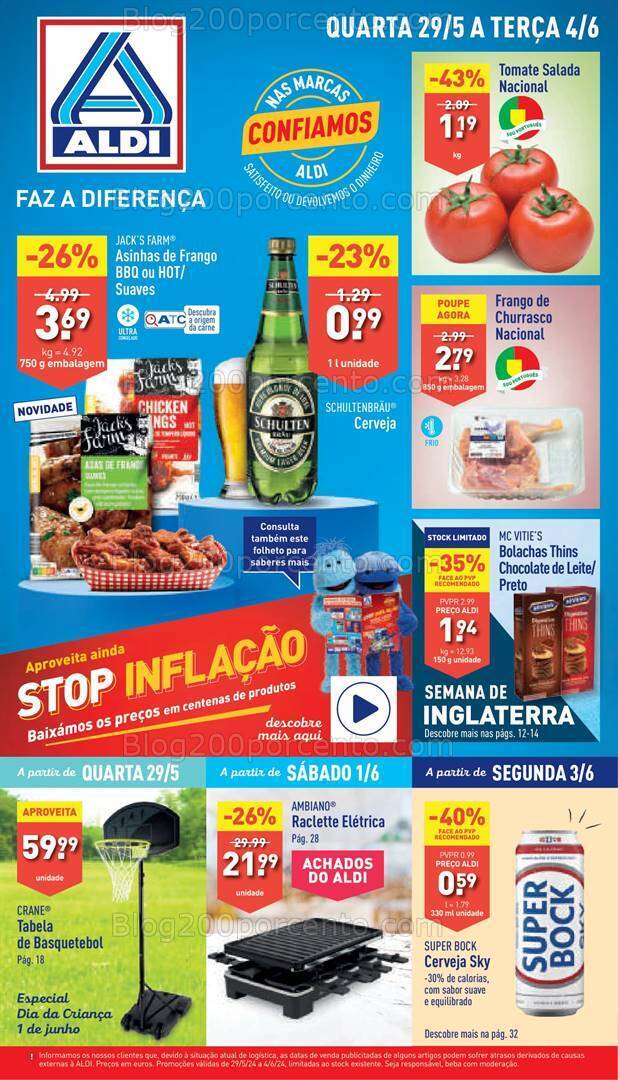 Antevisão Folheto ALDI Promoções de 29 maio a 4 junho