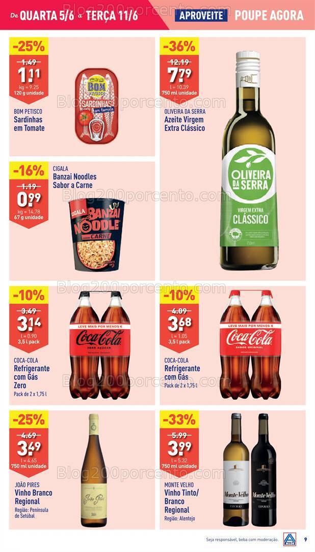 Antevisão Folheto ALDI Promoções de 5 a 11 junho