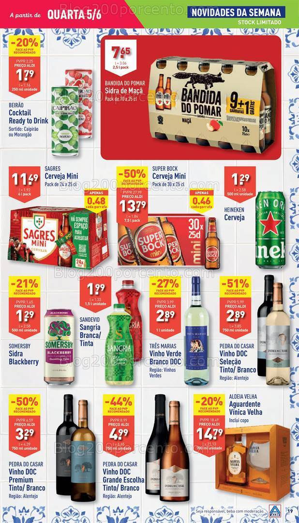 Antevisão Folheto ALDI Promoções de 5 a 11 junho