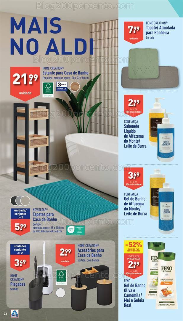 Antevisão Folheto ALDI Bazar Promoções de 5 a 11 junho