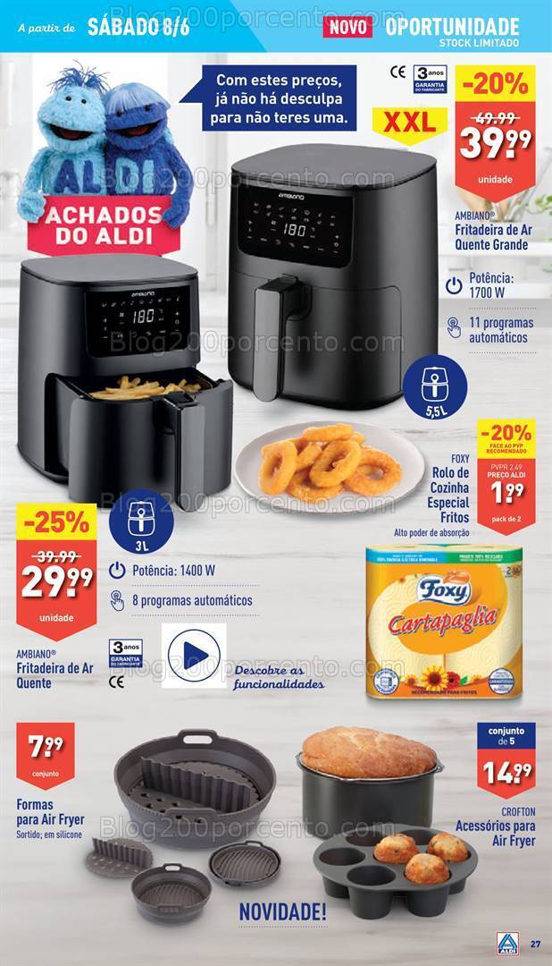 Antevisão Folheto ALDI Bazar Promoções de 5 a 11 junho