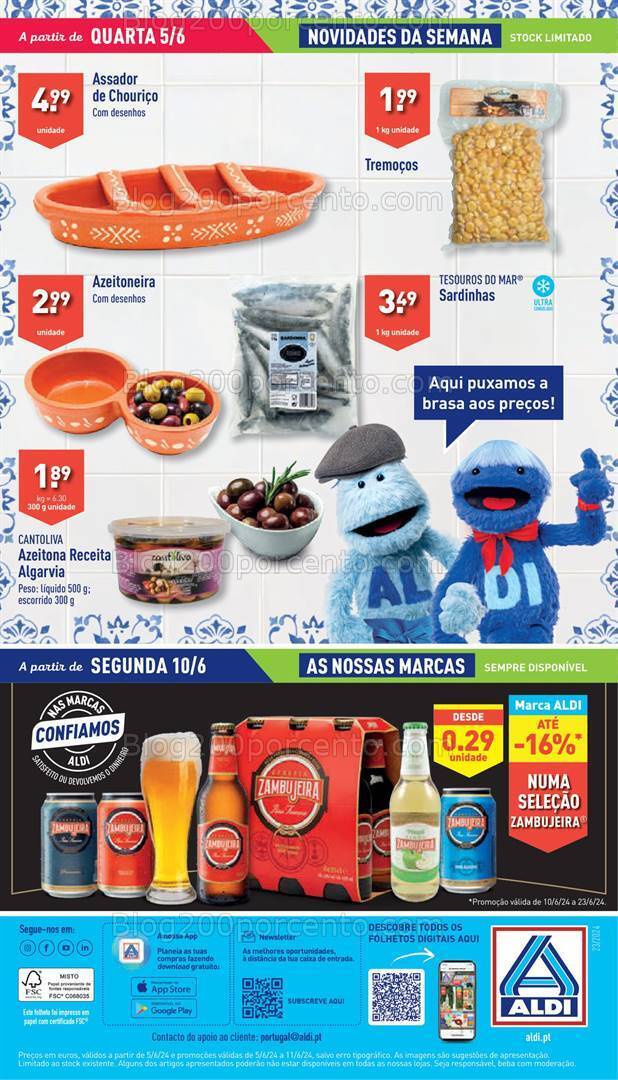 Antevisão Folheto ALDI Bazar Promoções de 5 a 11 junho