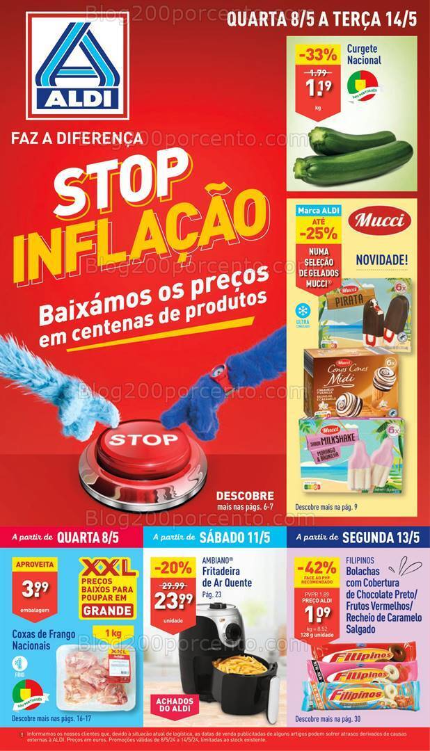 Antevisão Folheto ALDI Promoções de 8 a 14 maio