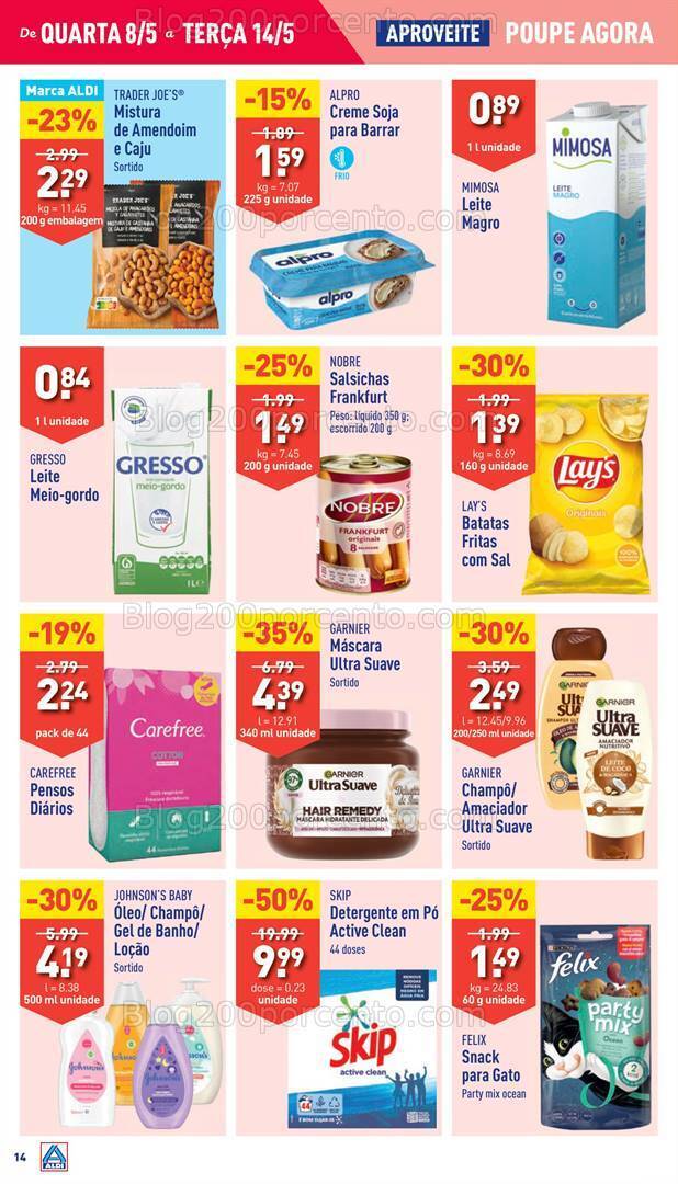 Antevisão Folheto ALDI Promoções de 8 a 14 maio