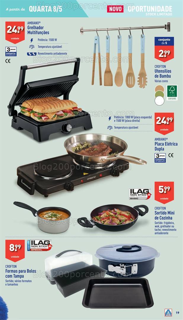 Antevisão Folheto ALDI Promoções de 8 a 14 maio