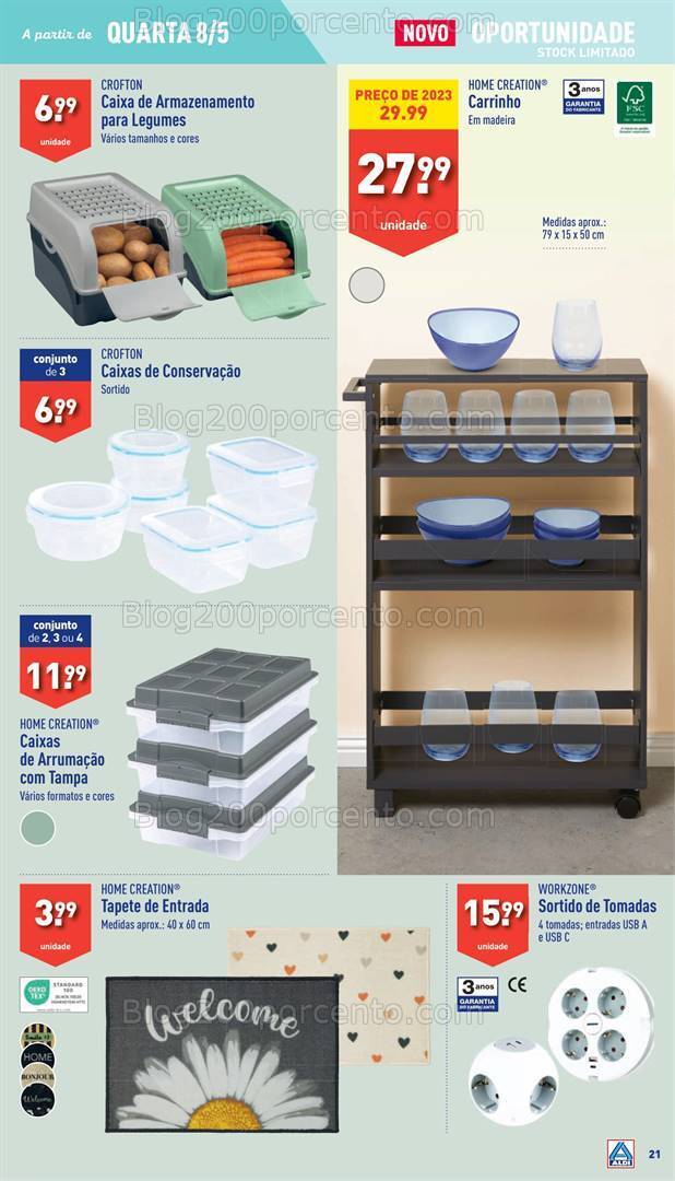 Antevisão Folheto ALDI Promoções de 8 a 14 maio