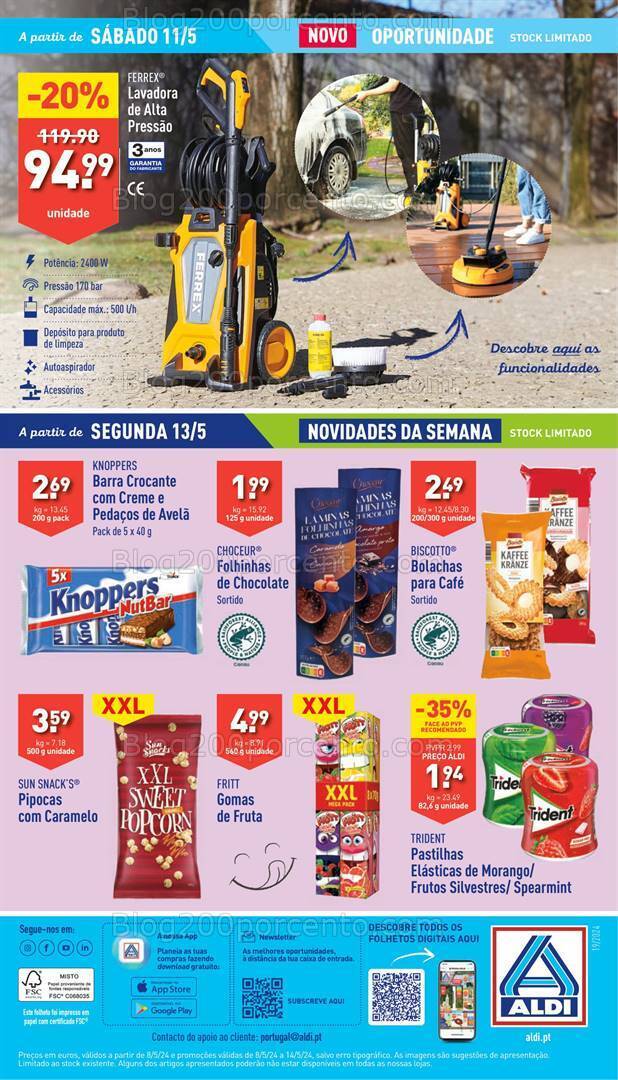 Antevisão Folheto ALDI Promoções de 8 a 14 maio