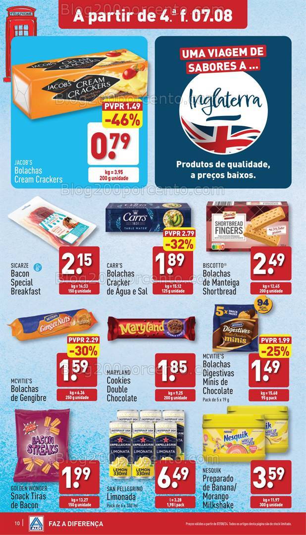 Antevisão Folheto ALDI Promoções de 7 a 13 agosto