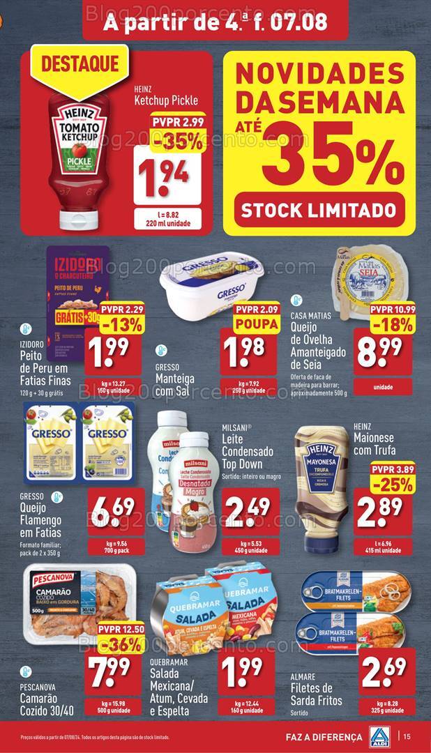 Antevisão Folheto ALDI Promoções de 7 a 13 agosto