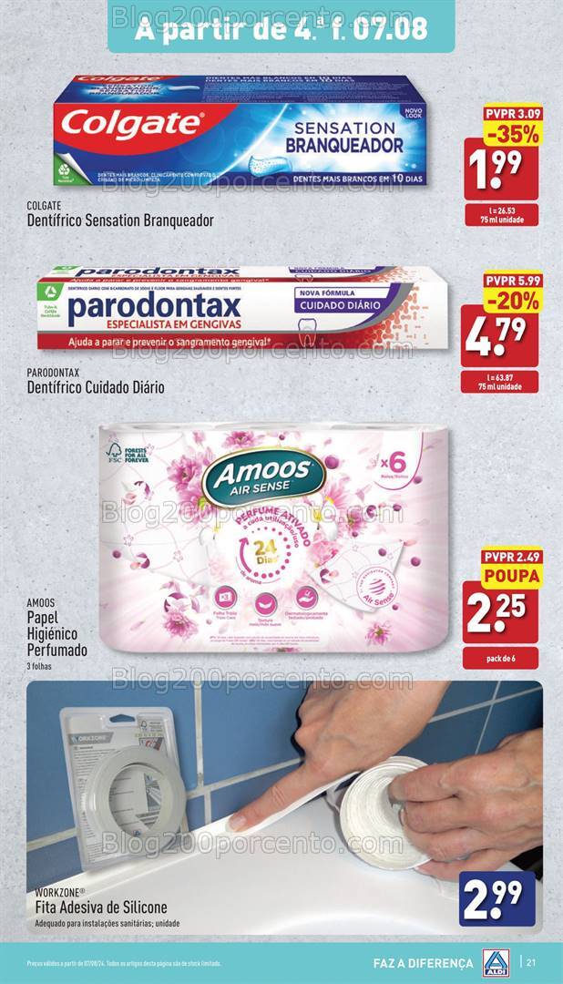 Antevisão Folheto ALDI Bazar Promoções de 7 a 13 agosto