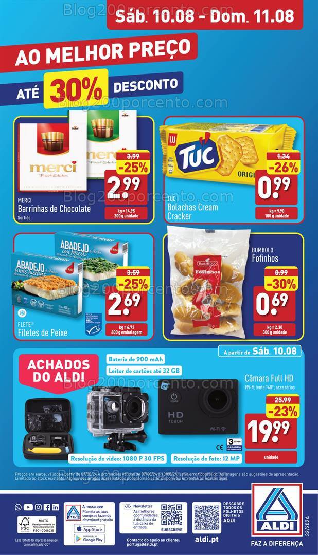 Antevisão Folheto ALDI Promoções de 7 a 13 agosto