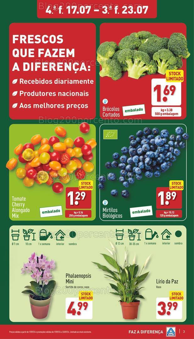 Antevisão Folheto ALDI Promoções de 17 a 23 julho
