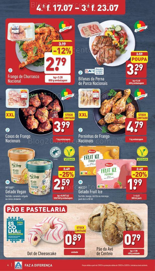 Antevisão Folheto ALDI Promoções de 17 a 23 julho