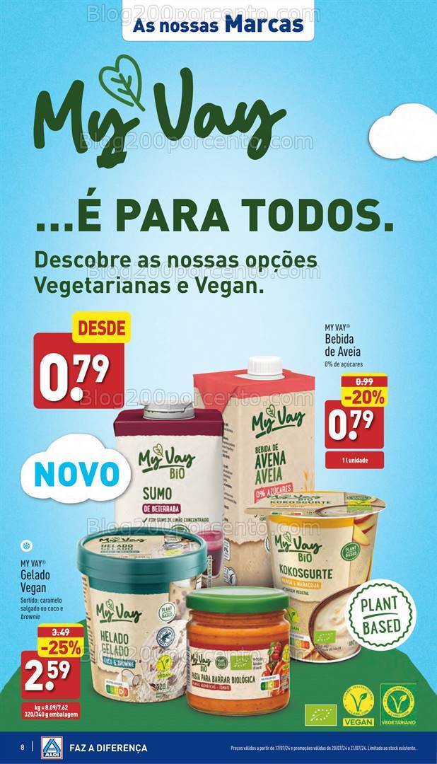 Antevisão Folheto ALDI Promoções de 17 a 23 julho