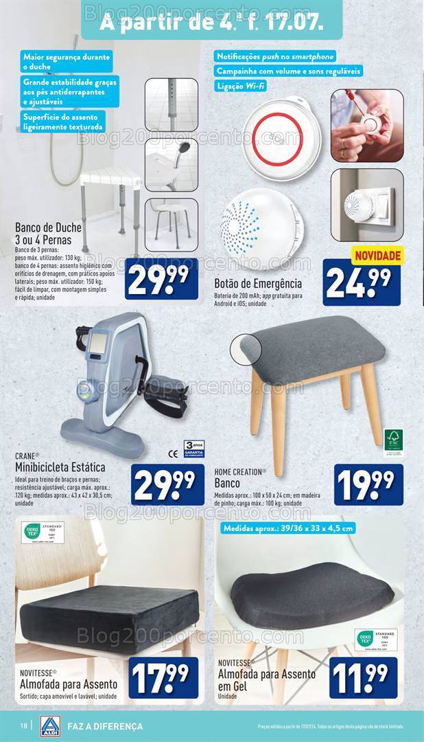 Antevisão Folheto ALDI Promoções de 17 a 23 julho