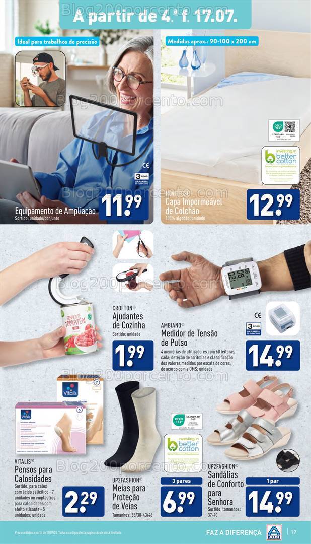 Antevisão Folheto ALDI Promoções de 17 a 23 julho