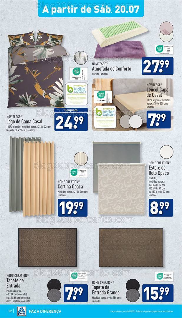 Antevisão Folheto ALDI Promoções de 17 a 23 julho