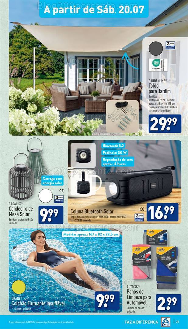 Antevisão Folheto ALDI Promoções de 17 a 23 julho