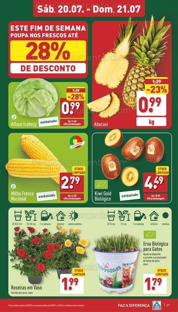 Antevisão Folheto ALDI Promoções de 17 a 23 julho