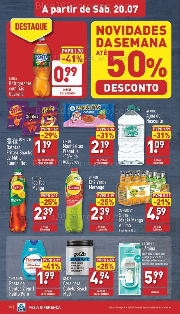 Antevisão Folheto ALDI Promoções de 17 a 23 julho
