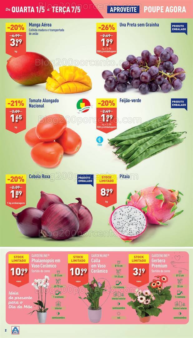 Antevisão Folheto ALDI Promoções de 1 a 7 maio
